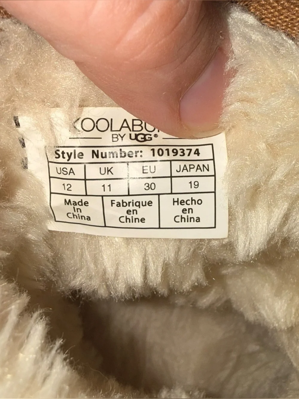 UGG koolaburra outsole
